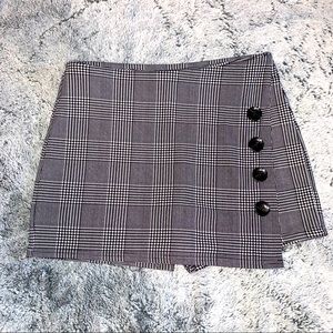Plaid Skort